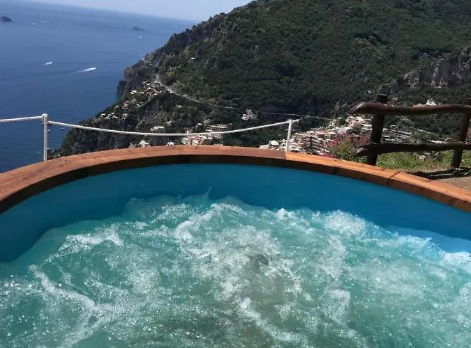 Villa La Tagliata Spectacular Jacuzzi Tub Amazing View And Private Parking Garage Positano